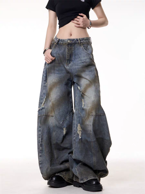 GKIKZ URBAN DRIFT MAX-WIDE JEAN PANTS