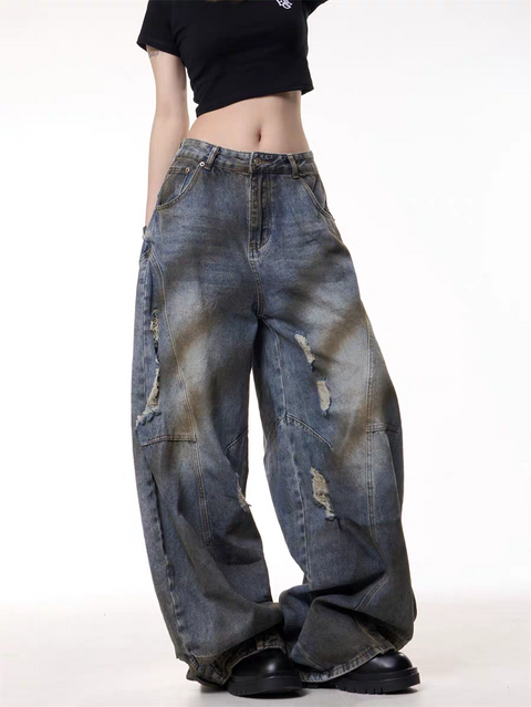 GKIKZ URBAN DRIFT MAX-WIDE JEAN PANTS