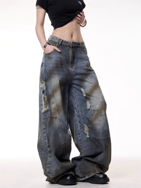GKIKZ URBAN DRIFT MAX-WIDE JEAN PANTS