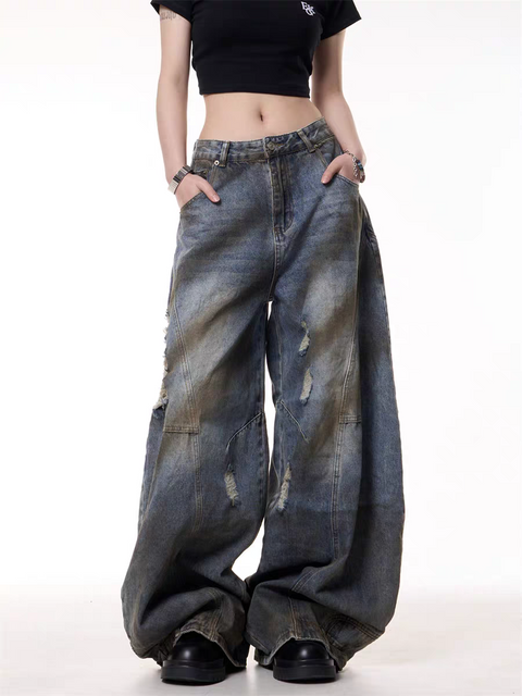 GKIKZ URBAN DRIFT MAX-WIDE JEAN PANTS
