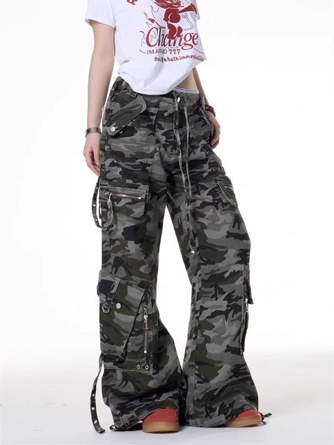 GKIKZ URBAN CHAOS CAMOUFLAGE CARGO PANTS