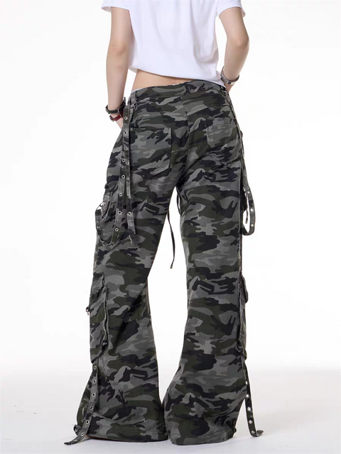 GKIKZ URBAN CHAOS CAMOUFLAGE CARGO PANTS