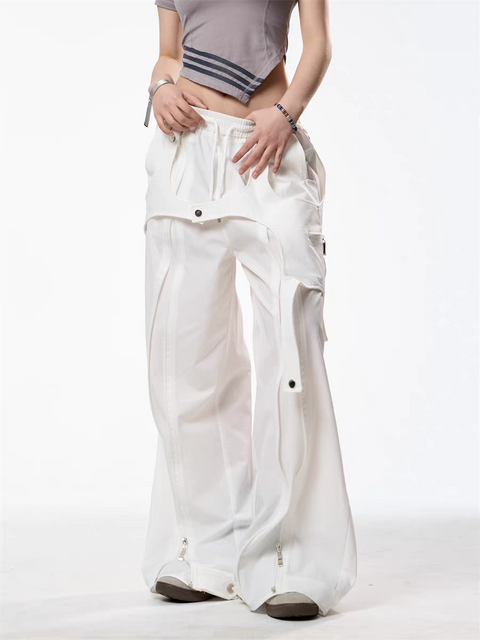 GKIKZ GHOST MODE HARNESS LOOSE PANTS
