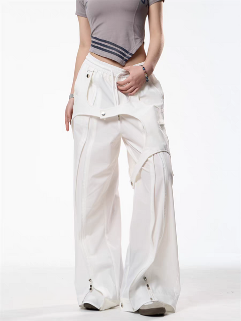 GKIKZ GHOST MODE HARNESS LOOSE PANTS