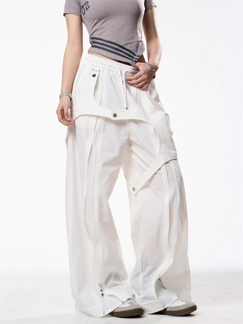GKIKZ GHOST MODE HARNESS LOOSE PANTS