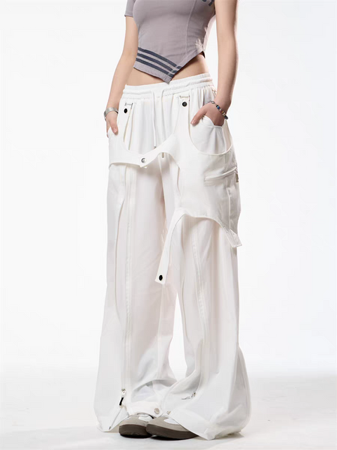 GKIKZ GHOST MODE HARNESS LOOSE PANTS