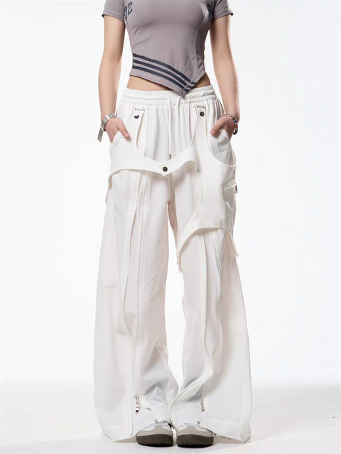GKIKZ GHOST MODE HARNESS LOOSE PANTS