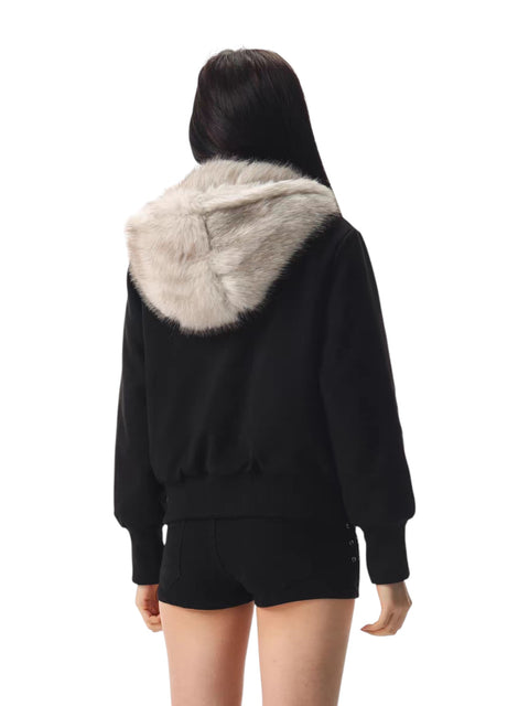 GKIKZ FROSTBITE LUXE FAUX FUR BOMBER