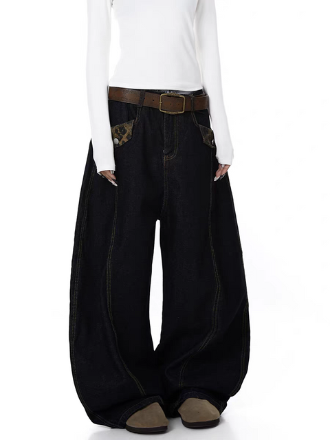 Vintage Distressed Scimitar Denim
