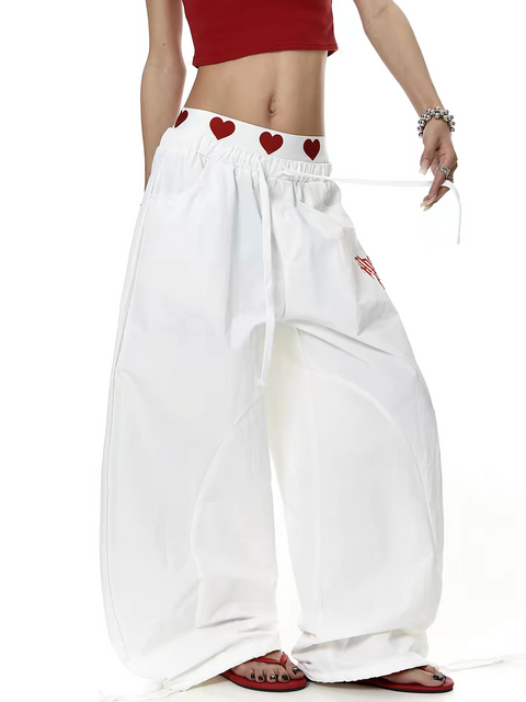 Heart Plush Dual Waist Pant