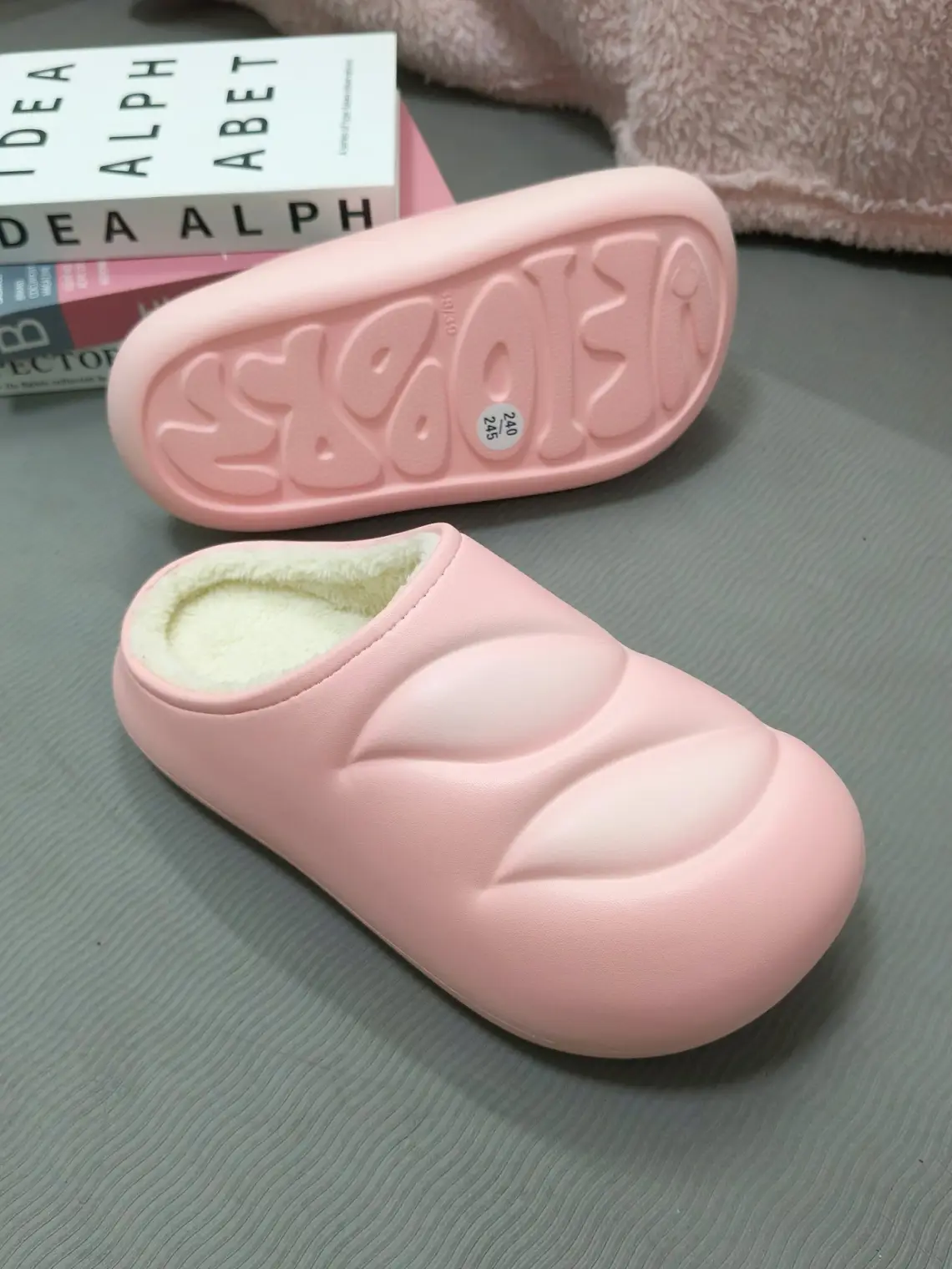Fleece-Lined Baguette Slippers - Cozy Limited Edition