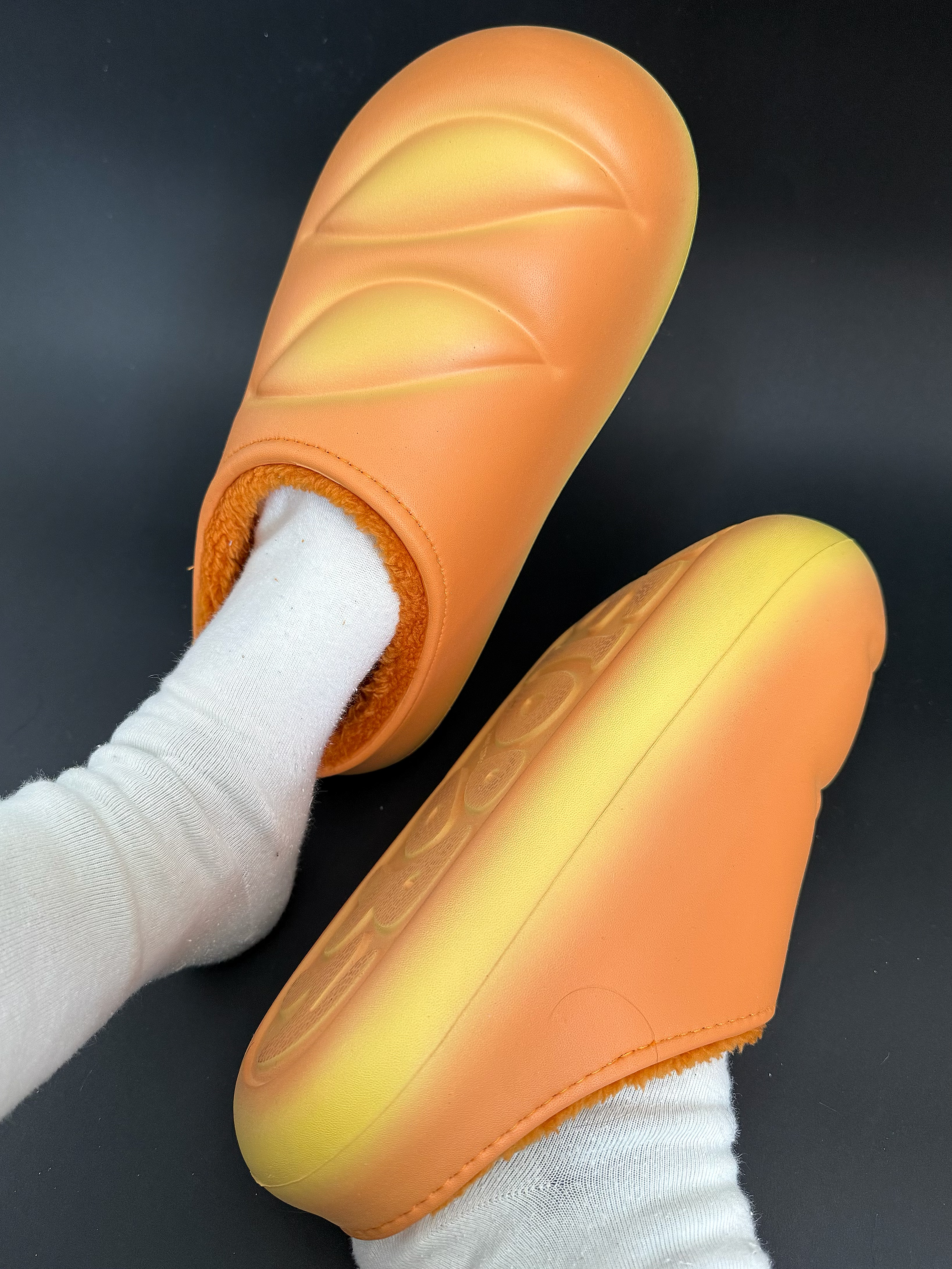 Fleece-Lined Baguette Slippers - Cozy Limited Edition