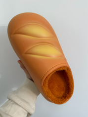 Fleece-Lined Baguette Slippers - Cozy Limited Edition