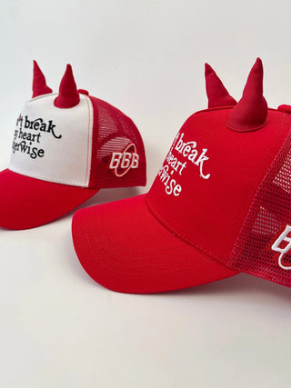 "Don't Break My Heart Otherwise" Devil Horn Cap