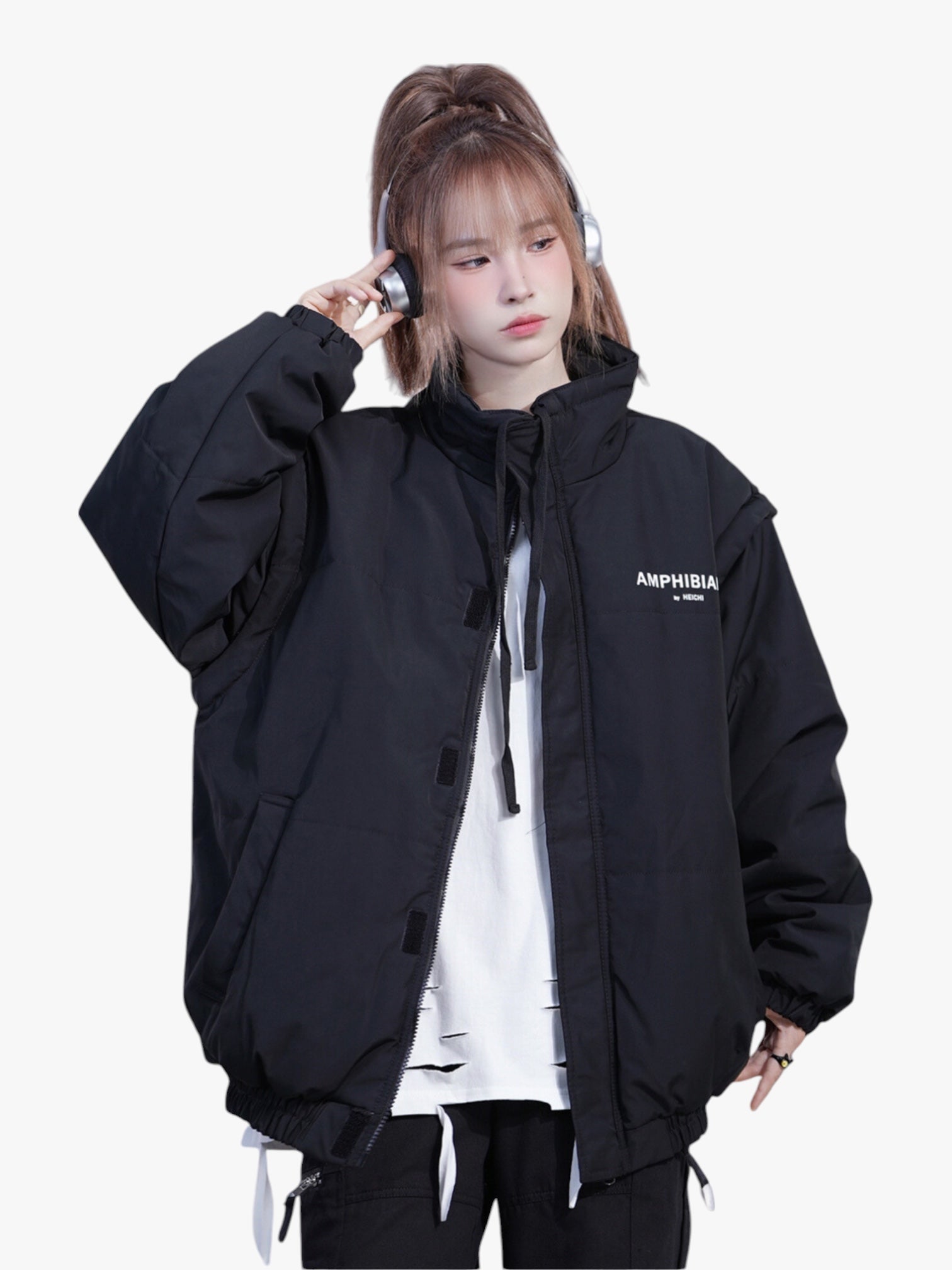 [Winter Restock] Sleeve or Sleeveless Detachable Puffer Jacket