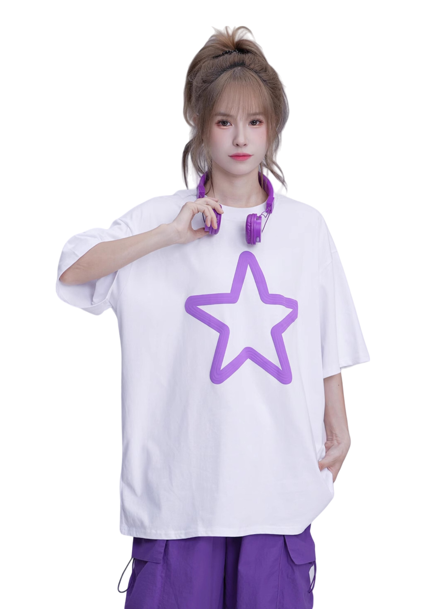 GKIKZ COLOUR CHANGING STAR TEES AND TOP