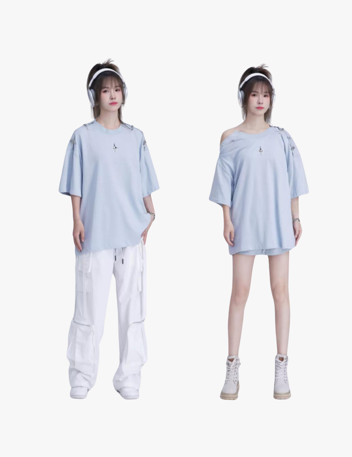 Unlock Shoulders Oversized Tees