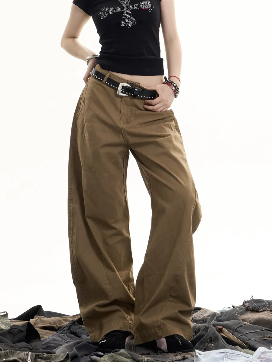 GKIKZ TERRAIN CUT COTTON TROUSERS