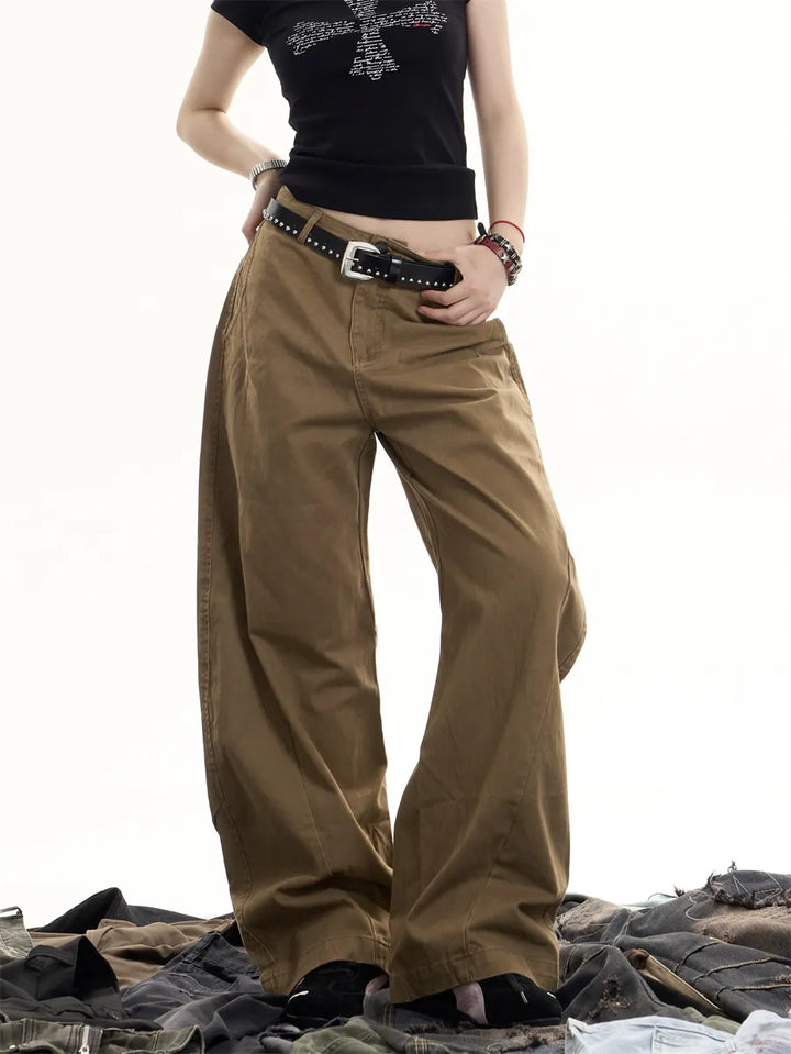 GKIKZ TERRAIN CUT COTTON TROUSERS
