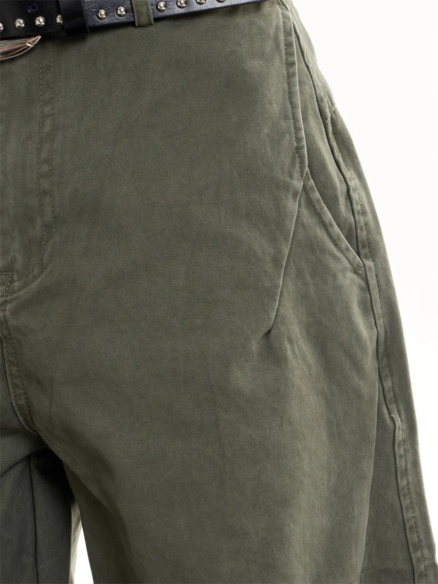 GKIKZ TERRAIN CUT COTTON TROUSERS