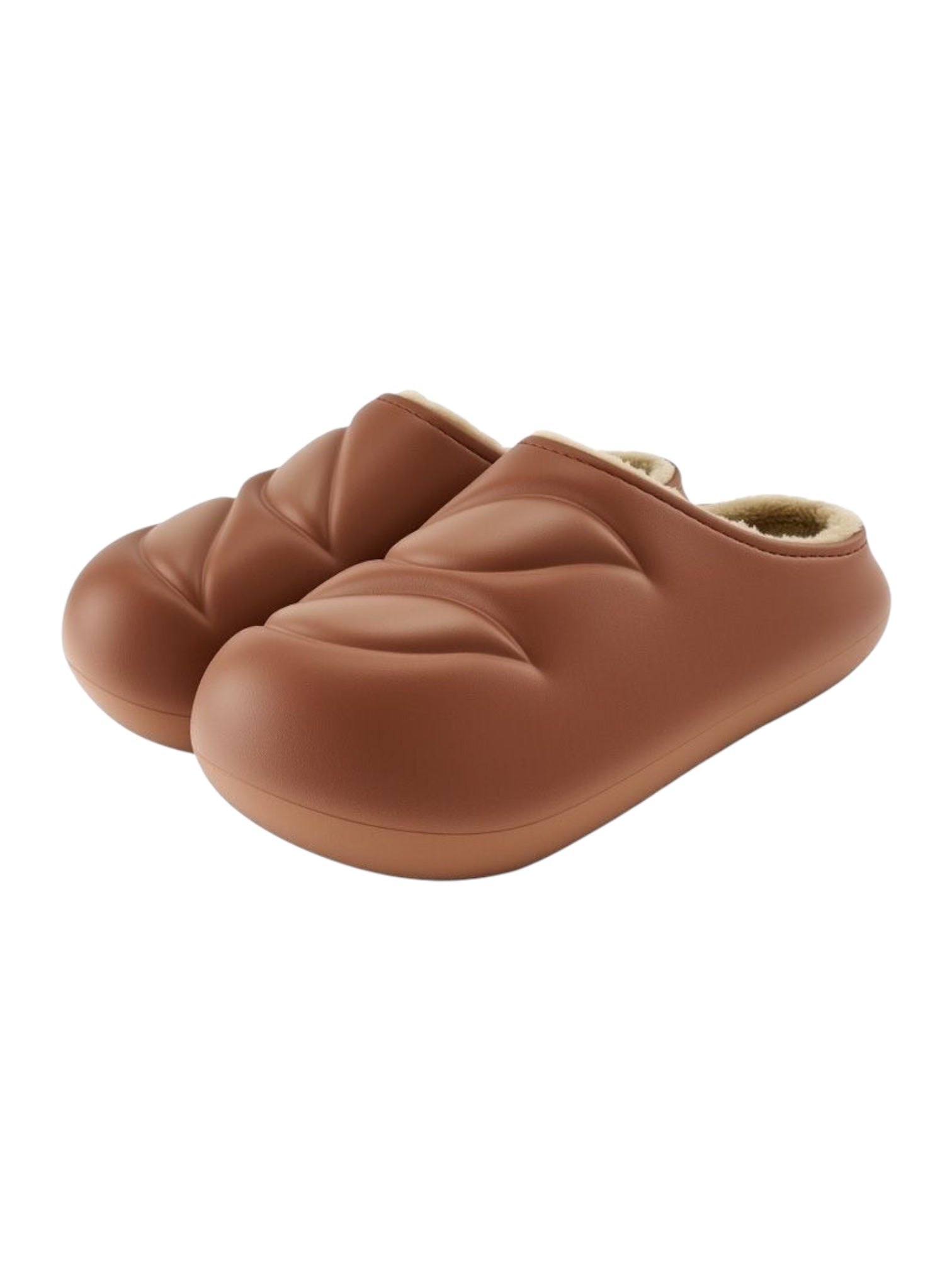 Fleece-Lined Baguette Slippers - Cozy Limited Edition