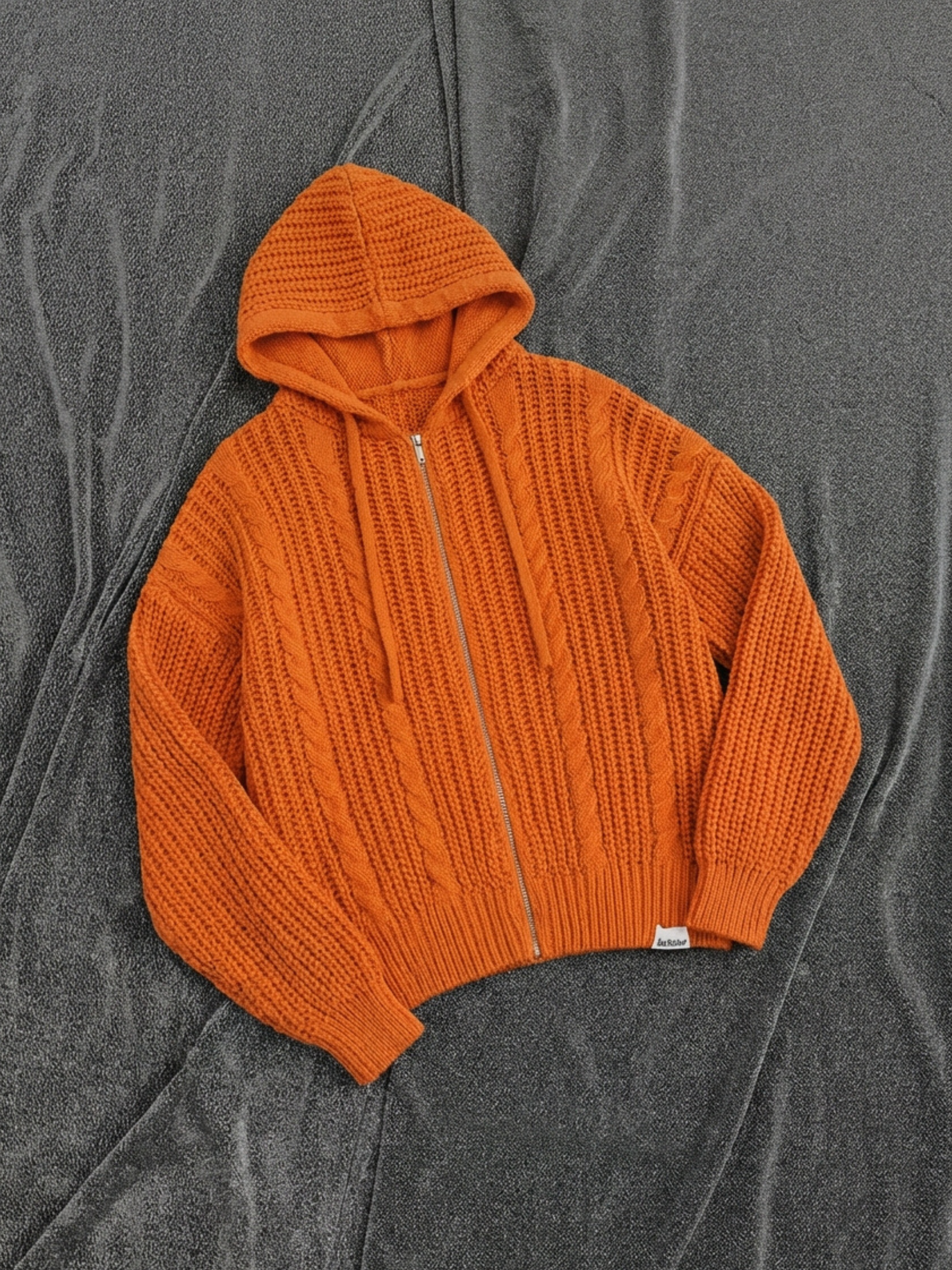 GKIKZ CHUNKY KNIT HOODIE ZIPPER - COZY LIMITED EDITION