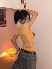 [25SS NEW ARRIVAL] GKIKZ RETRO SPICY RACING TEES