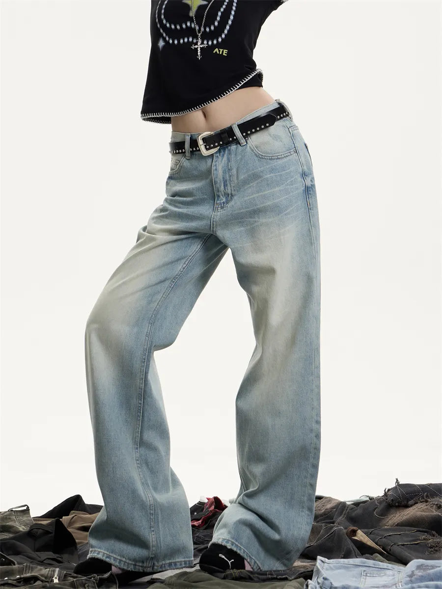 GKIKZ OCEAN DUST RELAXED COTTON DENIM