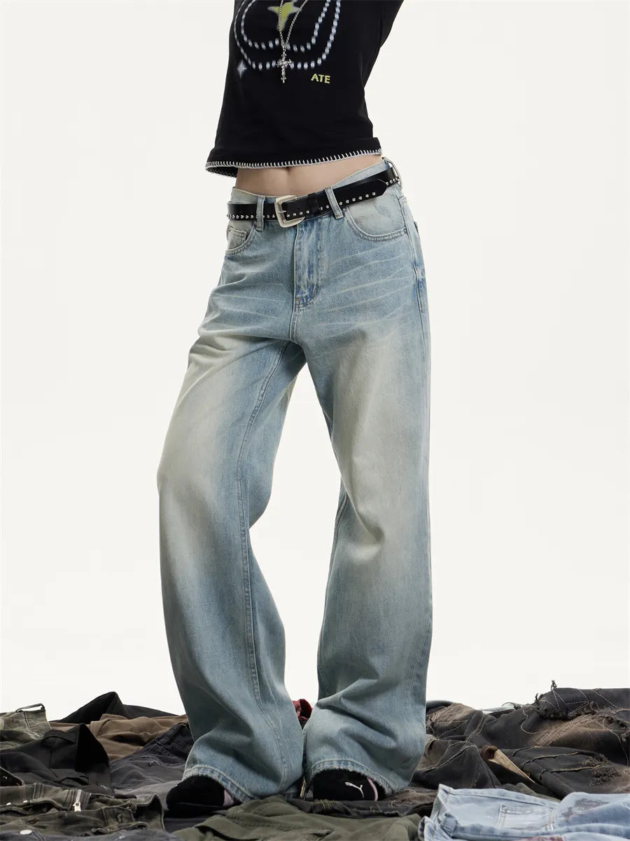 GKIKZ OCEAN DUST RELAXED COTTON DENIM