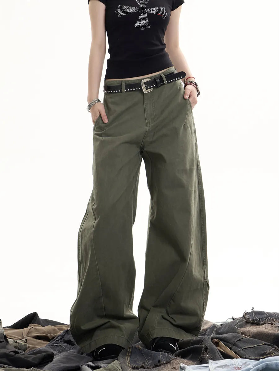 GKIKZ TERRAIN CUT COTTON TROUSERS