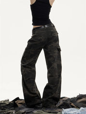 [25SS NEW ARRIVAL] GKIKZ SHADOW OPS CAMO CARGO COTTON PANTS