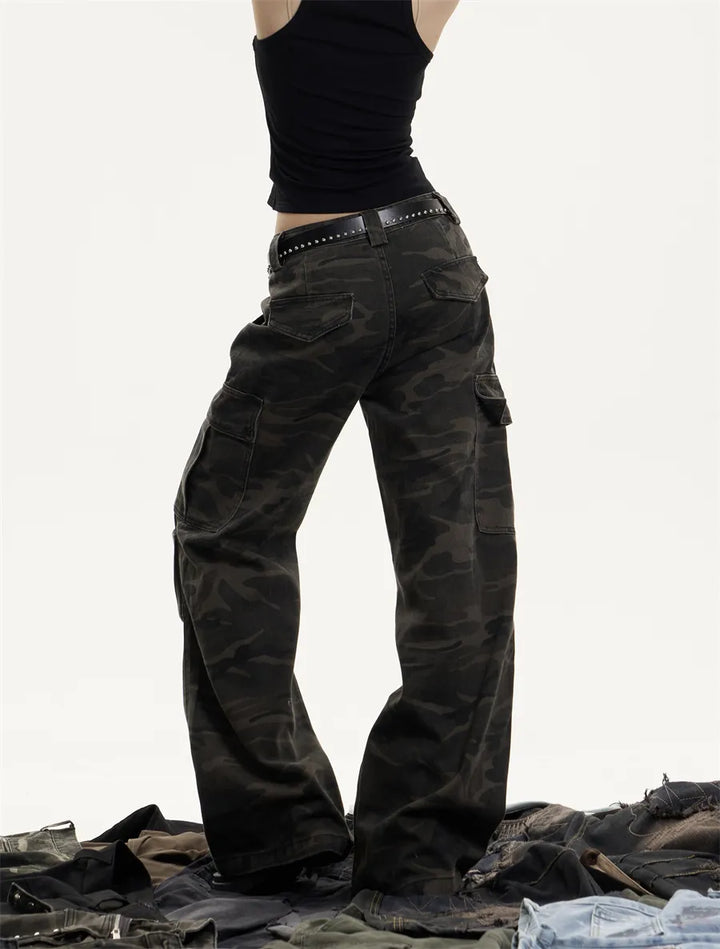 GKIKZ SHADOW OPS CAMO CARGO COTTON PANTS