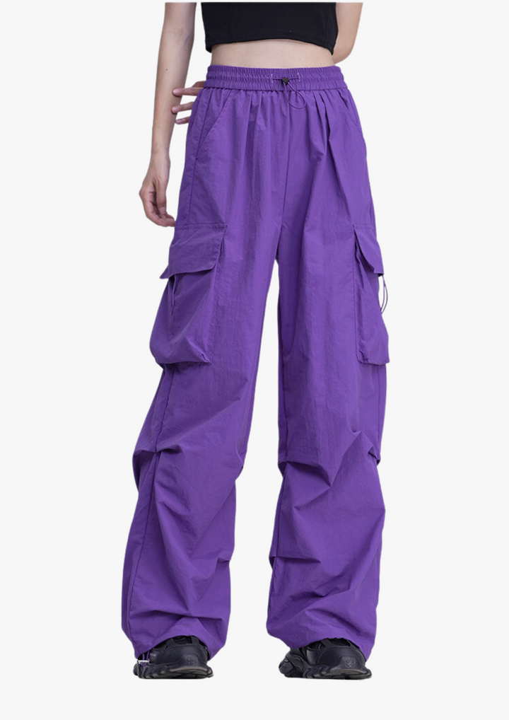 GKIKZ BLOCK COLOUR'S LARGE POCKET CARGOS