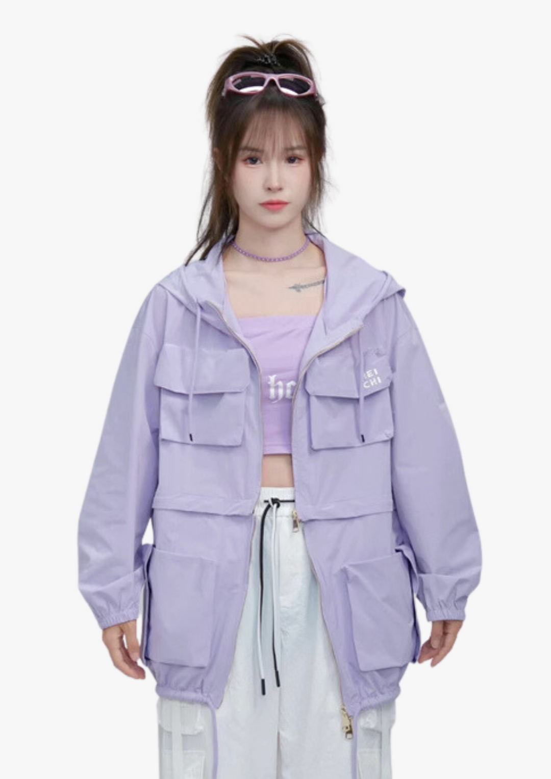 [25SS RESTOCKS] GKIKZ BLOCK COLOUR'S DETACHABLE JACKET