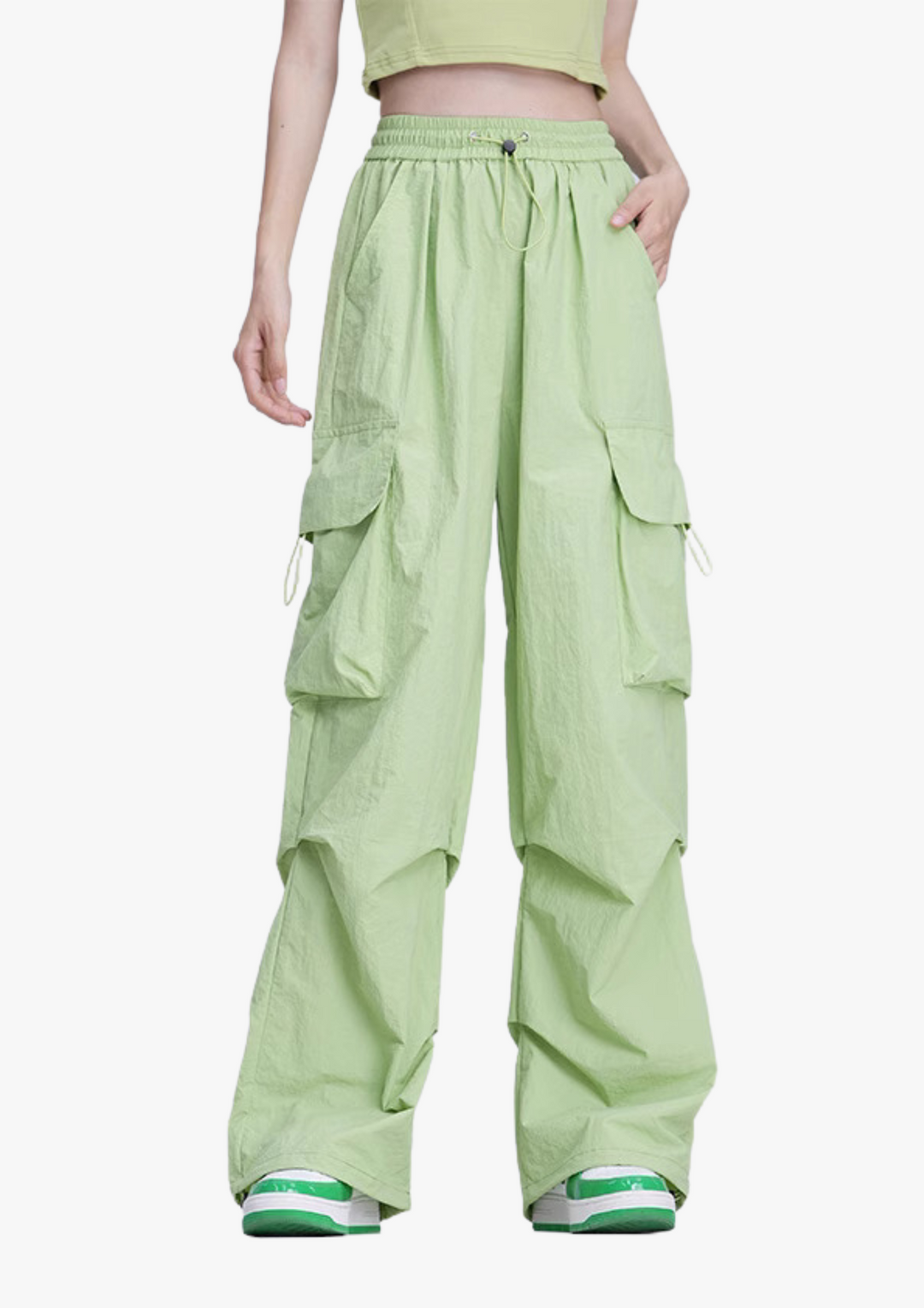 GKIKZ BLOCK COLOUR'S LARGE POCKET CARGOS