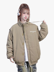 GKIKZ SLEEVE OR SLEEVELESS DETACHABLE PUFFER JACKET