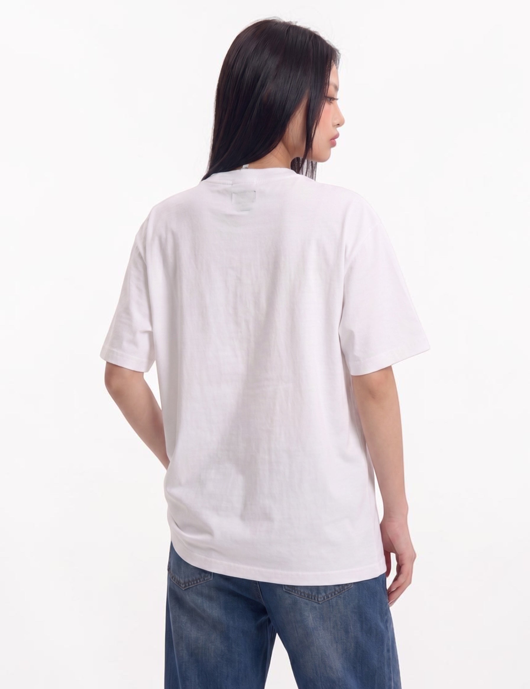 Who Cares Get Some Money graphic cotton tee — streetwear