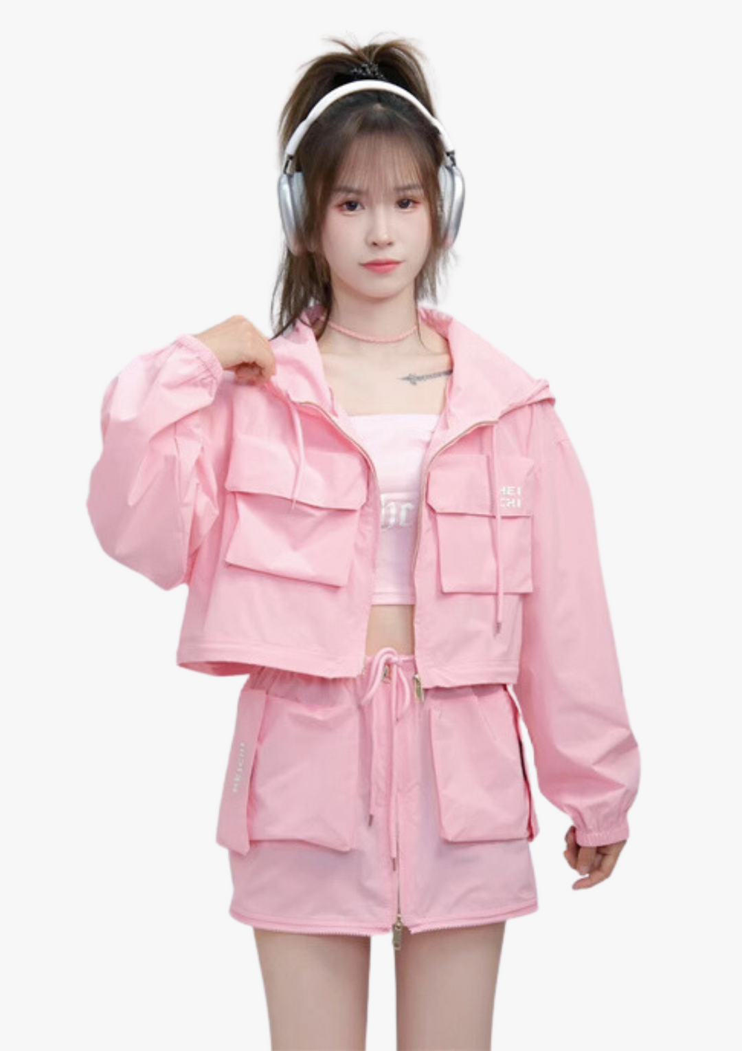 [25SS RESTOCKS] GKIKZ BLOCK COLOUR'S DETACHABLE JACKET