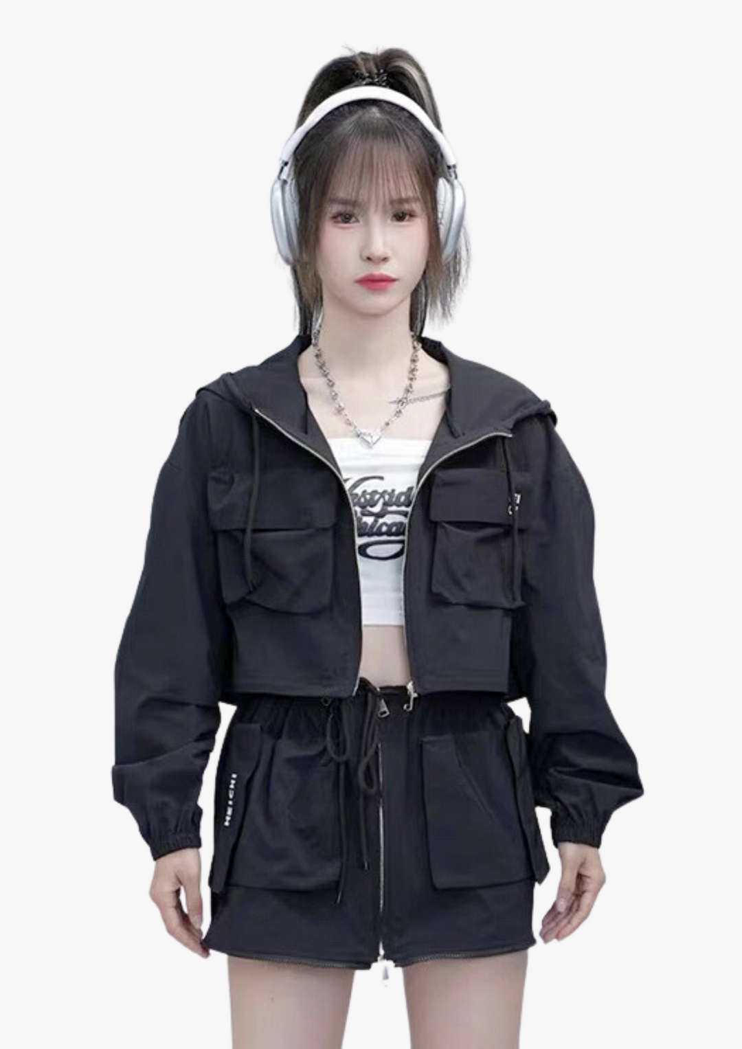 [25SS RESTOCKS] GKIKZ BLOCK COLOUR'S DETACHABLE JACKET