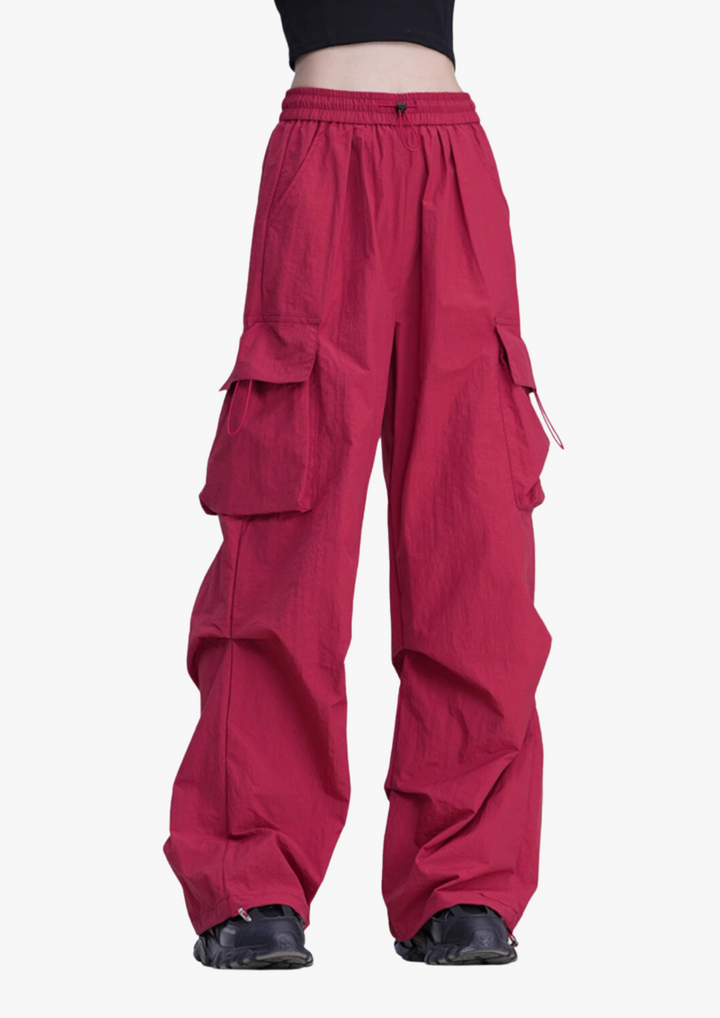 GKIKZ BLOCK COLOUR'S LARGE POCKET CARGOS