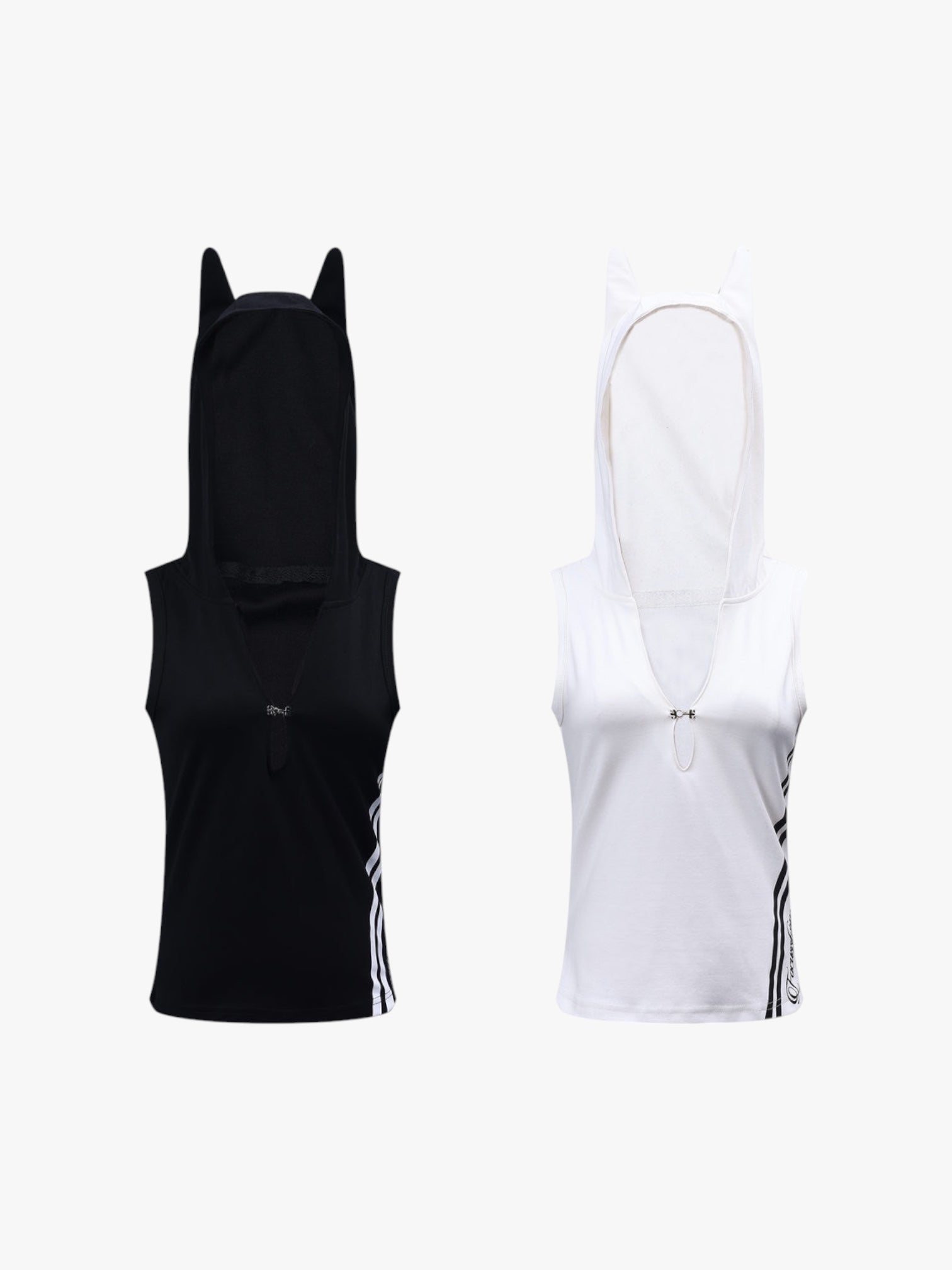 [25SS NEW ARRIVAL] GKIKZ CAT V DEEP HOODED SLIM-FIT TOP