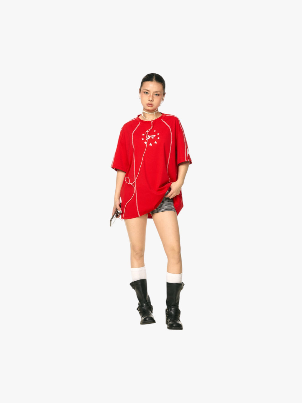 Radiant Starburst Oversized Tees