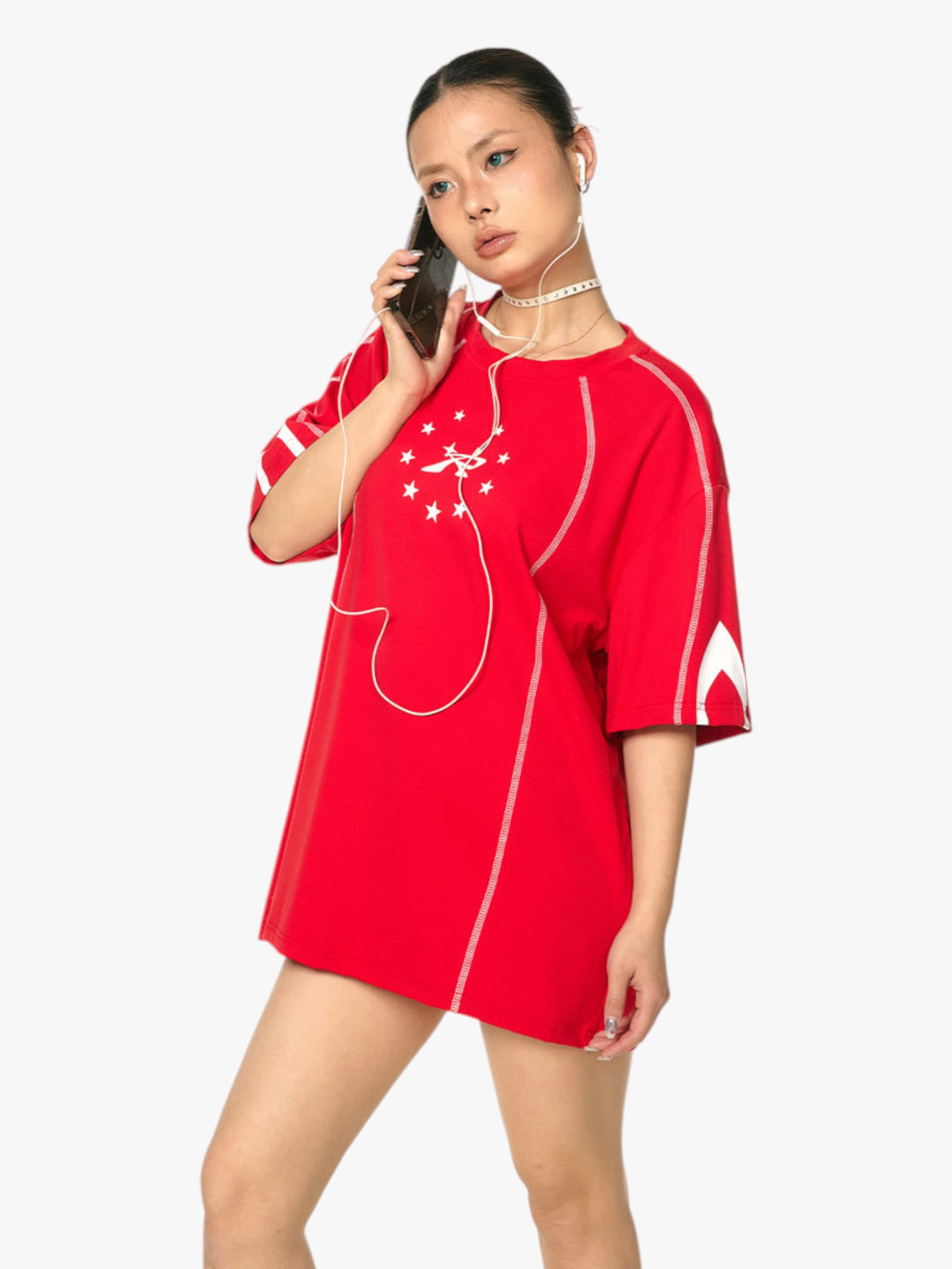 GKIKZ RADIANT STARBURST OVERSIZED TEES