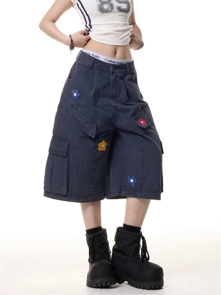GKIKZ DAISY CARGO COTTON SHORTS