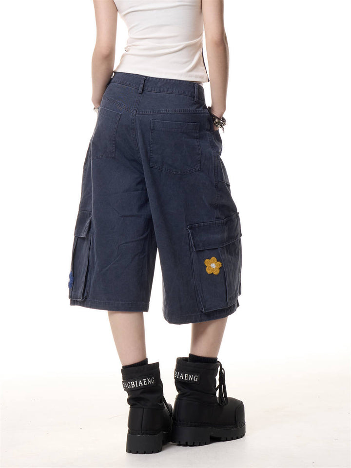 GKIKZ DAISY CARGO COTTON SHORTS