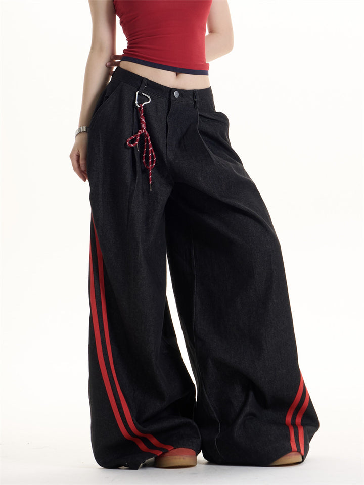 GKIKZ SHADOW BLAZE PANEL HEAVY DENIM PANT