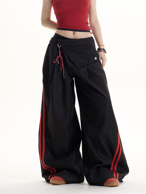 GKIKZ SHADOW BLAZE PANEL HEAVY DENIM PANT