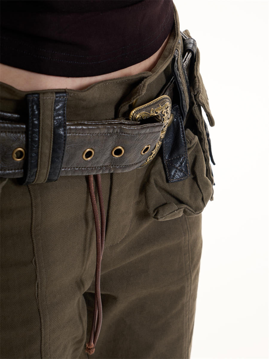 GKIKZ TACTICAL RIVET FLARE PANTS