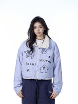 GKIKZ FOCUS STORM REVERSIBLE LAMBWOOL JACKET