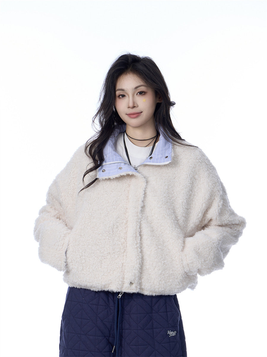 GKIKZ FOCUS STORM REVERSIBLE LAMBWOOL JACKET